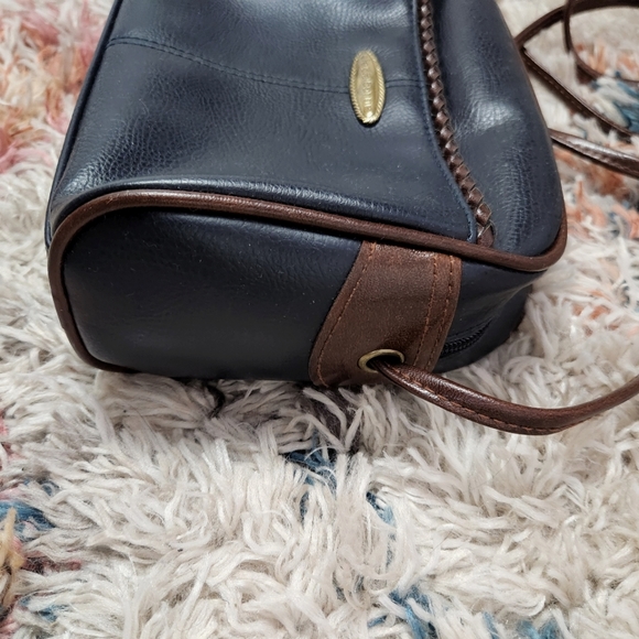 Vintage 90s Liz Claiborne Faux Leather Purse Bag Mini 1990s Preppy Academia Y2K - Picture 3 of 14